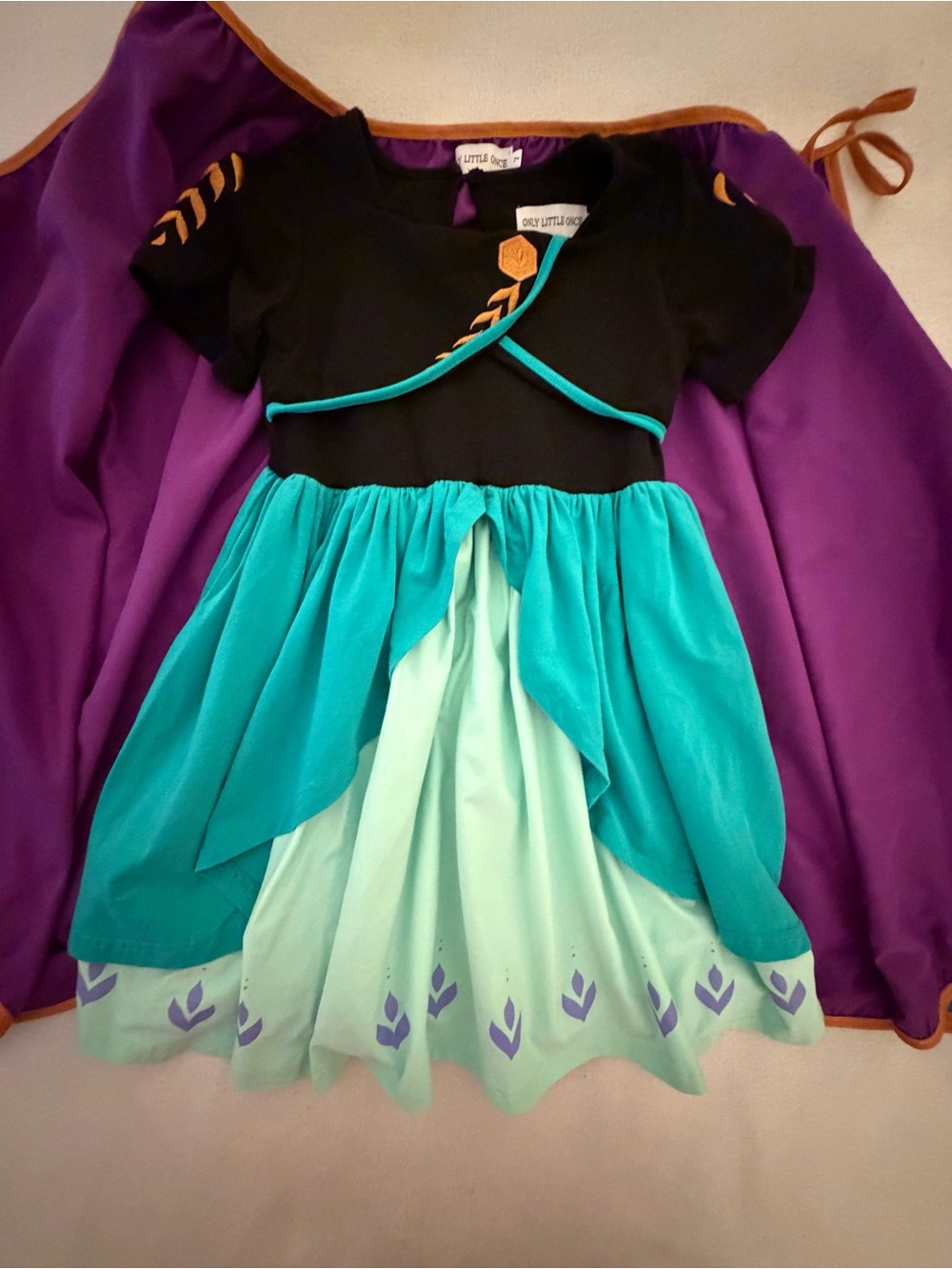 Only Little Once Ice Princess Sister Set Anna Twirl Dress